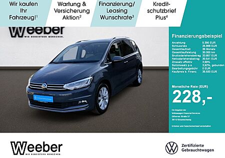 VW Touran Volkswagen Highline AHK 7 Sitze Navi LED Digital Coc