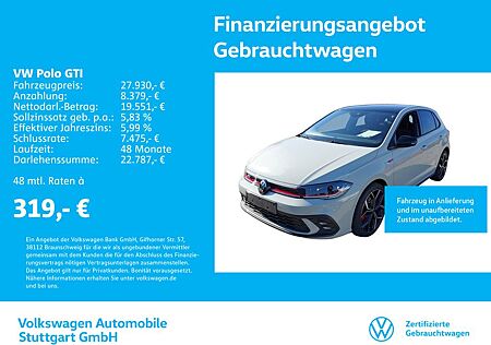 VW Polo Volkswagen GTI DSG Navi Kamera Tempomat
