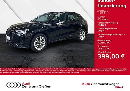 Audi Q3 35 TDI S line Black MATRIX PANO SONOS NAVI