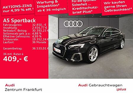Audi A5 Sportback 40 TFSI S tronic S line MatrixLED D