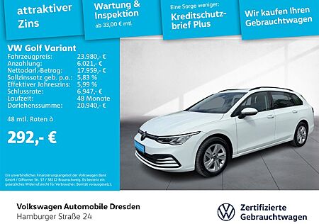 VW Golf Volkswagen VIII Variant Life 2.0 TDI LED ACC TRAVEL