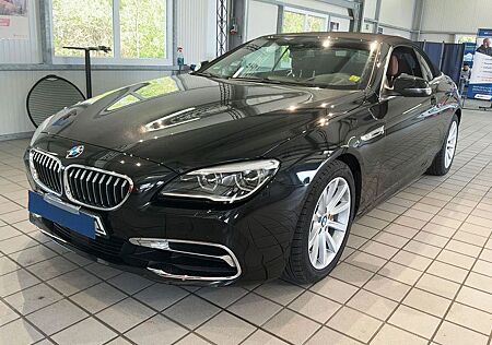 BMW 640iA Traumcabrio*Schwarz/Zimtbraun*24TKM*1.Hd*