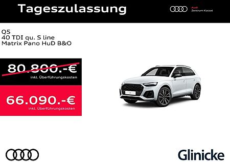 Audi Q5 40 TDI qu. S line Matrix Pano HuD B&O AHK