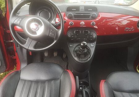 Fiat 500 1.2 8V Cult Leder, Klima 1.Hand Panoramadach