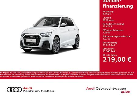 Audi A1 Sportback 25 TFSI advanced LED smartphone int