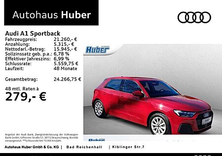 Audi A1 Sportback 30 TFSI 81(110) kW(PS) Schaltgetrie
