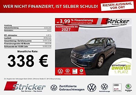 VW Tiguan Volkswagen Elegance 2.0TDI DSG 338,-ohne Anzahlung