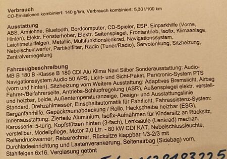 Mercedes-Benz B 180 CDI - neuer TÜV, Alu, Klima