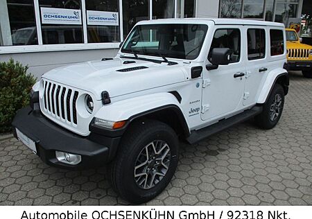 Jeep Wrangler 2.0 4xe PHEV Sahara / Leder, Nav.