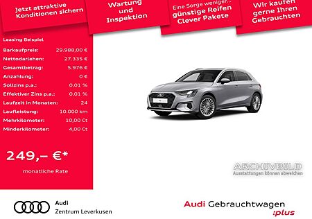 Audi A3 Sportback advanced S-TRON AHK VIRT LED SHZ