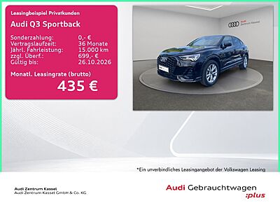 Audi Q3 Sportback 35 TFSI S line LED AHK Kamera