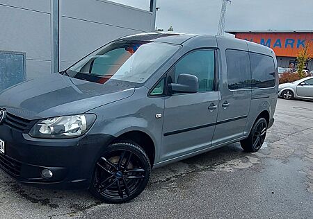 VW Caddy Volkswagen Maxi Alu 18,Alarm, Standhzg 7Sitzer AHK