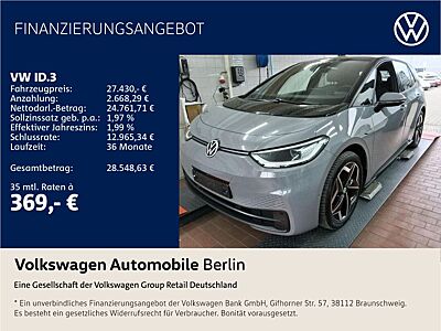 Volkswagen ID.3 Pro S 150/77 Wärmepumpe Navi LED ACC SHZ