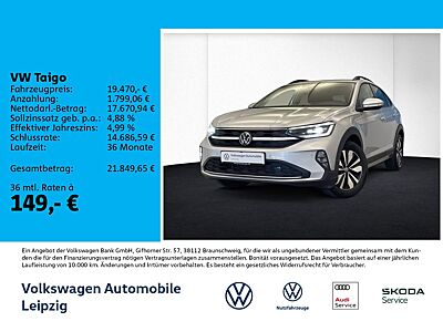 Volkswagen Taigo MOVE 1.0 TSI *AHK*IQ.Light*Navi*Anschluss*