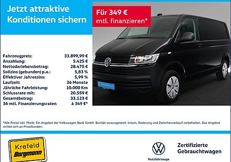 VW T6 Transporter Volkswagen T6.1 Kasten 2.0 TDI NAVI SITZHEIZUNG PDC KLIMA