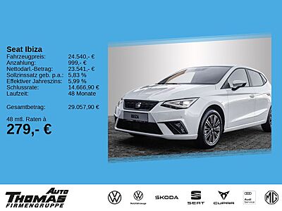 Seat Ibiza Road Edition 1.0 TSI 85 kW TAGESZULASSUNG