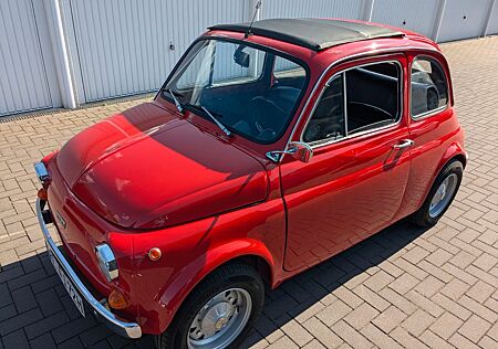 Fiat 500 F H Zulassung Bj. 1972 rot Oldtimer