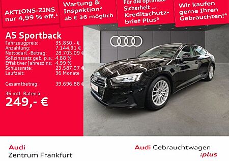 Audi A5 Sportback 40 TFSI S tronic LED DAB PDC