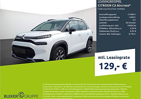 Citroën C3 Aircross PureTech 110 Shine