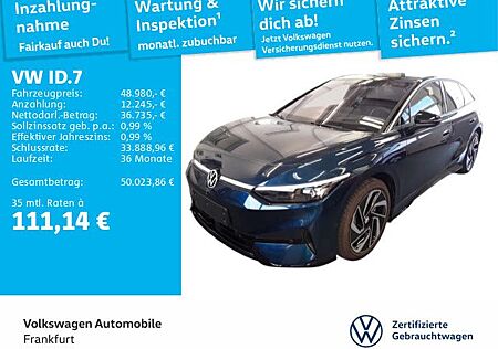 VW ID.7 Volkswagen Pro Navi AHK IQ.LIGHT - LED-Matrix-Scheinwe