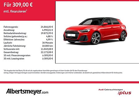 Audi A1 Sportback 1.0 TFSI S-LINE+GRA+LED+RÜCKKAMERA