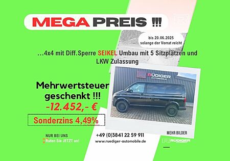 VW T6 Transporter Volkswagen T6.1 Transporter 4mo*Seikel*Rockton*Diff-Sperre*