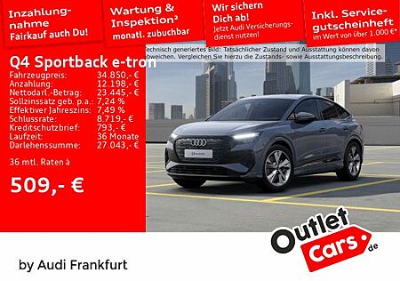 Audi Q4 e-tron Q4 Sportback 50 e-tron quattro LED AHK ACC HuD P