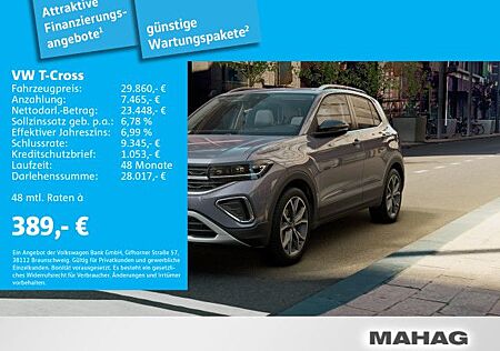 VW T-Cross Volkswagen Style 1.0 TSI Navi|MatrixLED|RearView|LM