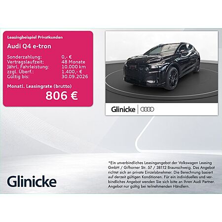 Audi Q4 e-tron leasen