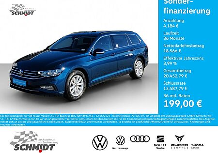 VW Passat Variant Volkswagen 2.0 TDI Business DSG NAVI RFK ACC