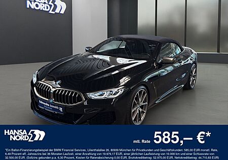 BMW M850i xDrive Cabrio LASER NAVI HUD 360° B&W 20"