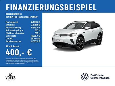 Volkswagen ID.4 Pro Performance 150kW MATRIX-LED+AHK+KAM