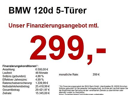 BMW 120d SAG M Sport AHK/LHZ/LED/HUD/ACC/K-ZUG/DAB A