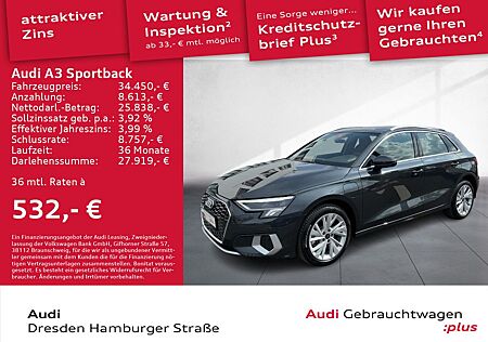 Audi A3 Sportback 40TFSI e Advanced LED Navi S tronic