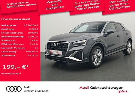 Audi Q2 gebraucht kaufen Audi Q2 S line STANDHZ MATRIX AHK NAVI VIRT KAM SHZ