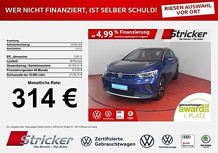 VW ID.4 Volkswagen Pro Performance 150/77 314,-ohne Anzahlung