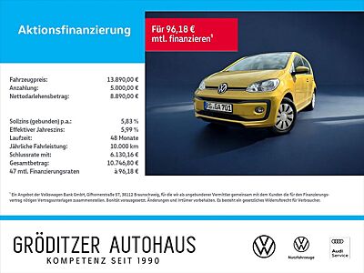 Volkswagen up! CAM|Klima|SHZ|GRA