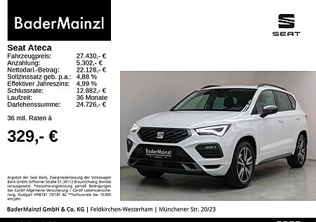 Seat Ateca 2.0 TDI 4D DSG FR Pano CarPlay StdHzg Kam.