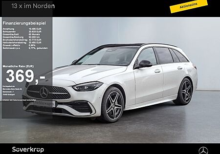 Mercedes-Benz C 300 de AMG NIGHT DISTR SPUR PANO 360 AHK PDC