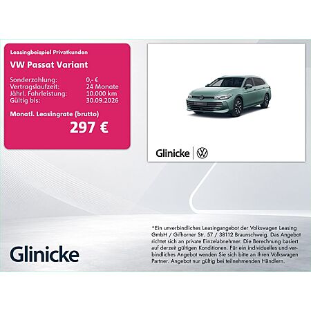 VW Passat Variant leasen