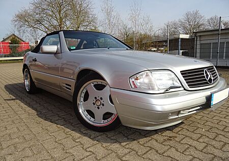 Mercedes-Benz SL 320 / R 129 / 44351 Km / Silber Leder Schwarz