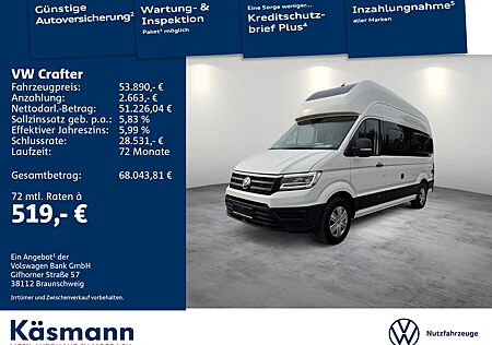 VW Crafter Volkswagen Grand California 600 Hochbett Dinette