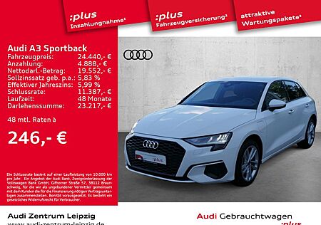 Audi A3 Sportback 40 TFSIe *Business*Navi+*