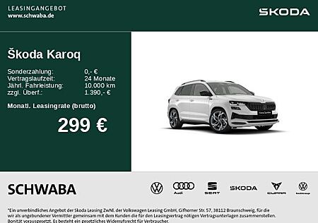 Skoda Karoq Sportline 1,5 TSI DSG *AHK*LED*PANO*StHzg*