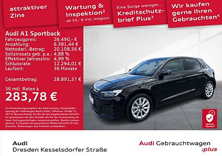 Audi A1 Sportback 30 TFSI advanced LED Navi DAB