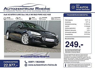 Audi A5 50TDI S LINE Qua. 249,-€ Mtl B&O PANO ACC HUD