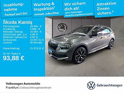 Skoda Kamiq 1.0 TSI Monte Carlo Navi FrontAssist LED