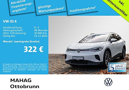 VW ID.4 Volkswagen Pure 125kW WärmePu CCS IQ.Light Navi ParkAs