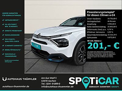 Citroën e-C4 Shine HUD Navi 360 Kamera LED Apple CarPlay