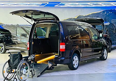 VW Caddy Volkswagen Maxi-DSG-Behindertengerecht-Rampe-140-PS